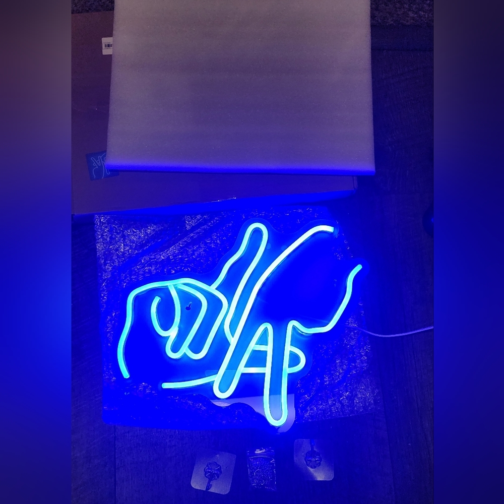 LA Dodgers Baseball symbol LED sign
